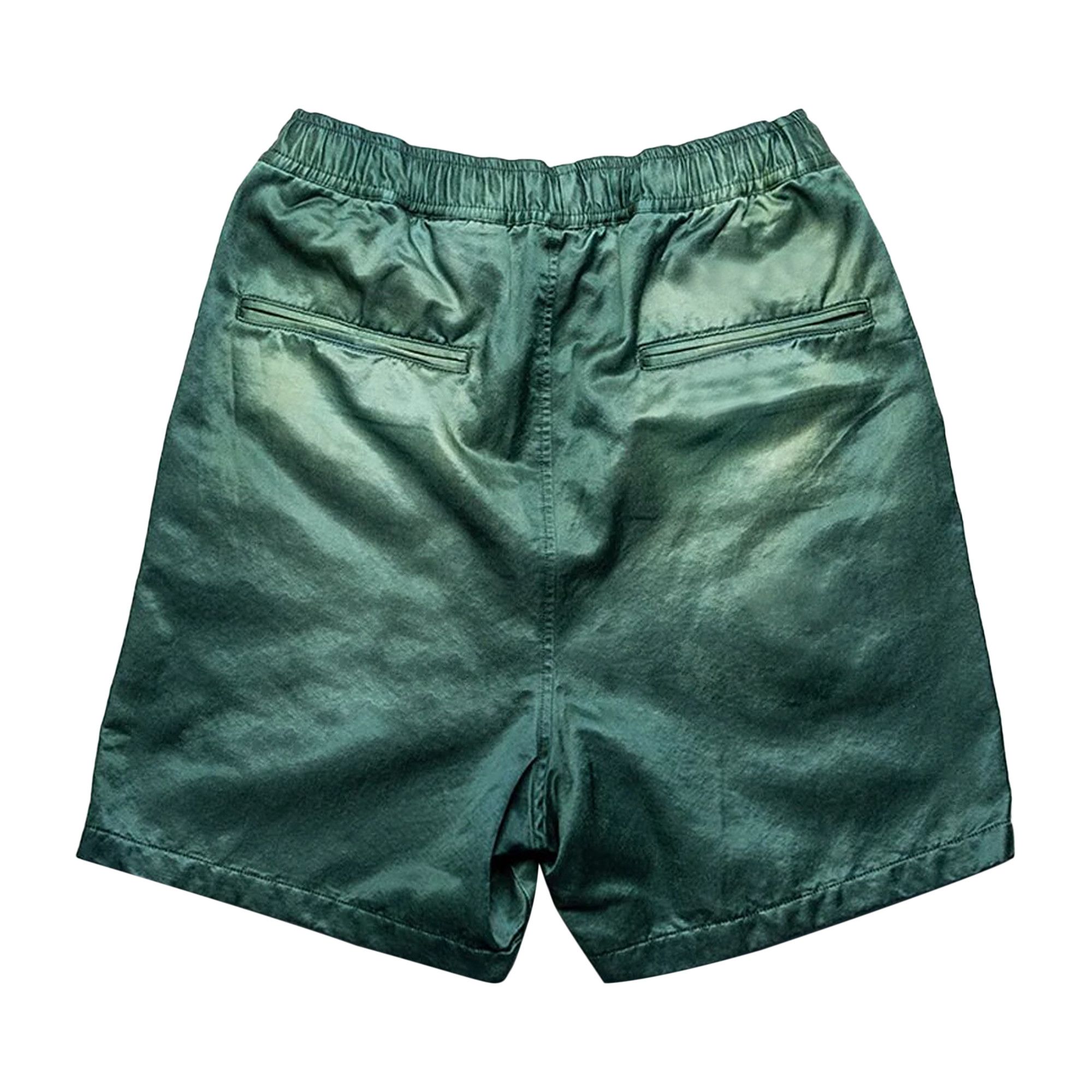 Buy Maison Mihara Yasuhiro Classic Faded Satin Shorts 'Green