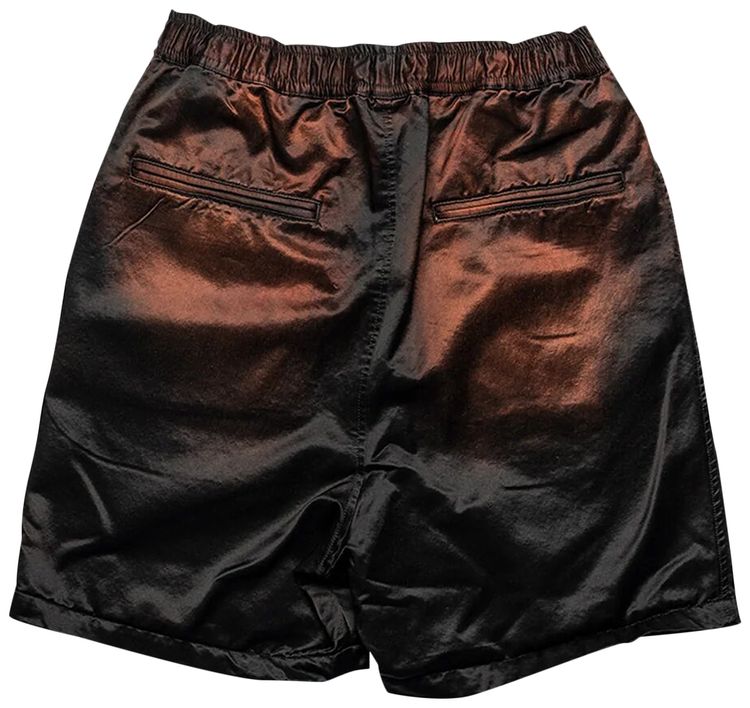 Maison Mihara Yasuhiro Classic Faded Satin Shorts Black