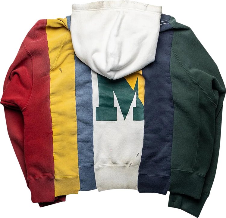 Maison Mihara Yasuhiro Vertical Switching Hoodie Multi