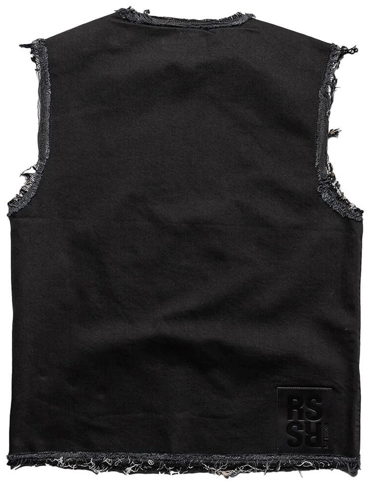 Raf Simons Doubled Denim Top Black