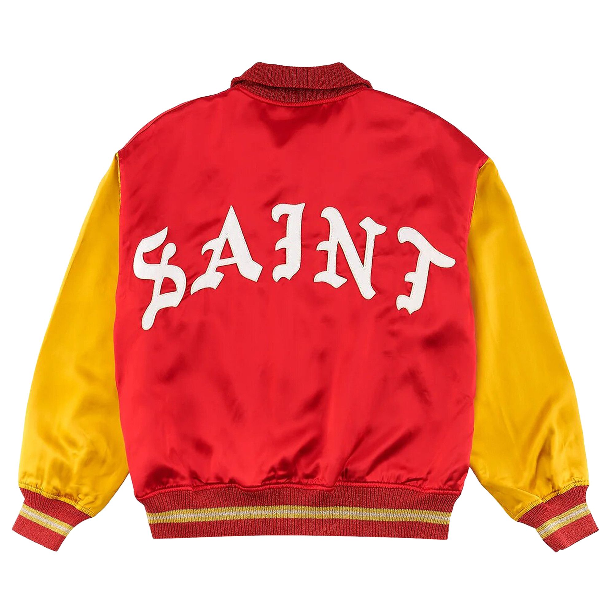 Buy Saint Michael Saint Varsity Jacket 'Red' - SM S23 0000