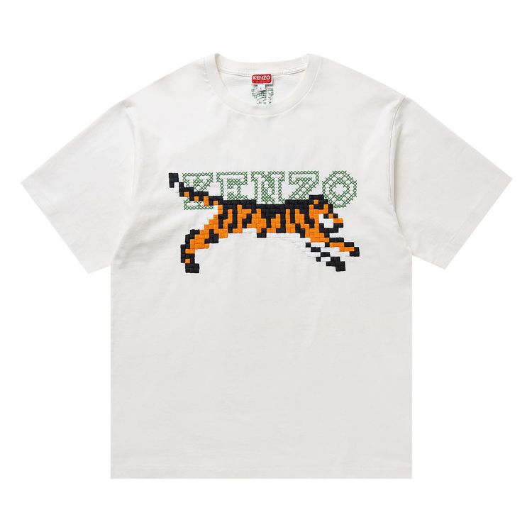 Kenzo Pixel Oversize Tee Off White