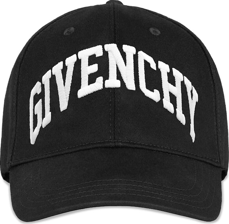 Givenchy Curved Cap With Embroidered Logo 'Black'
