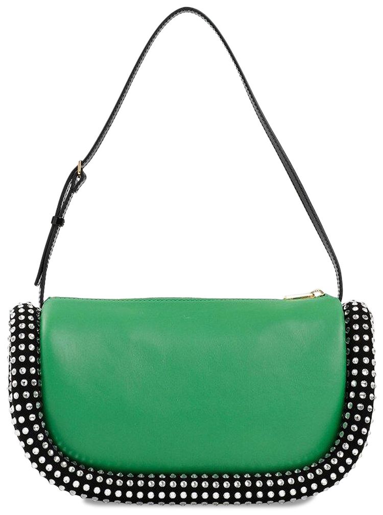 JW Anderson Crystal Bumper Bag GreenBlack