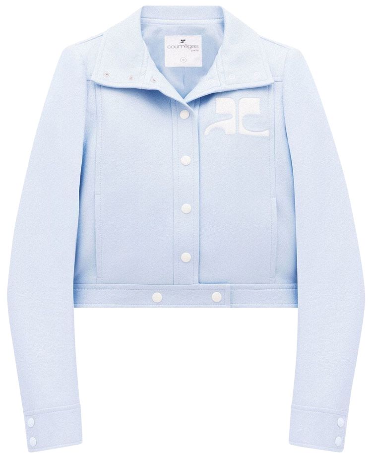 Courreges Vinyl Jacket Sky