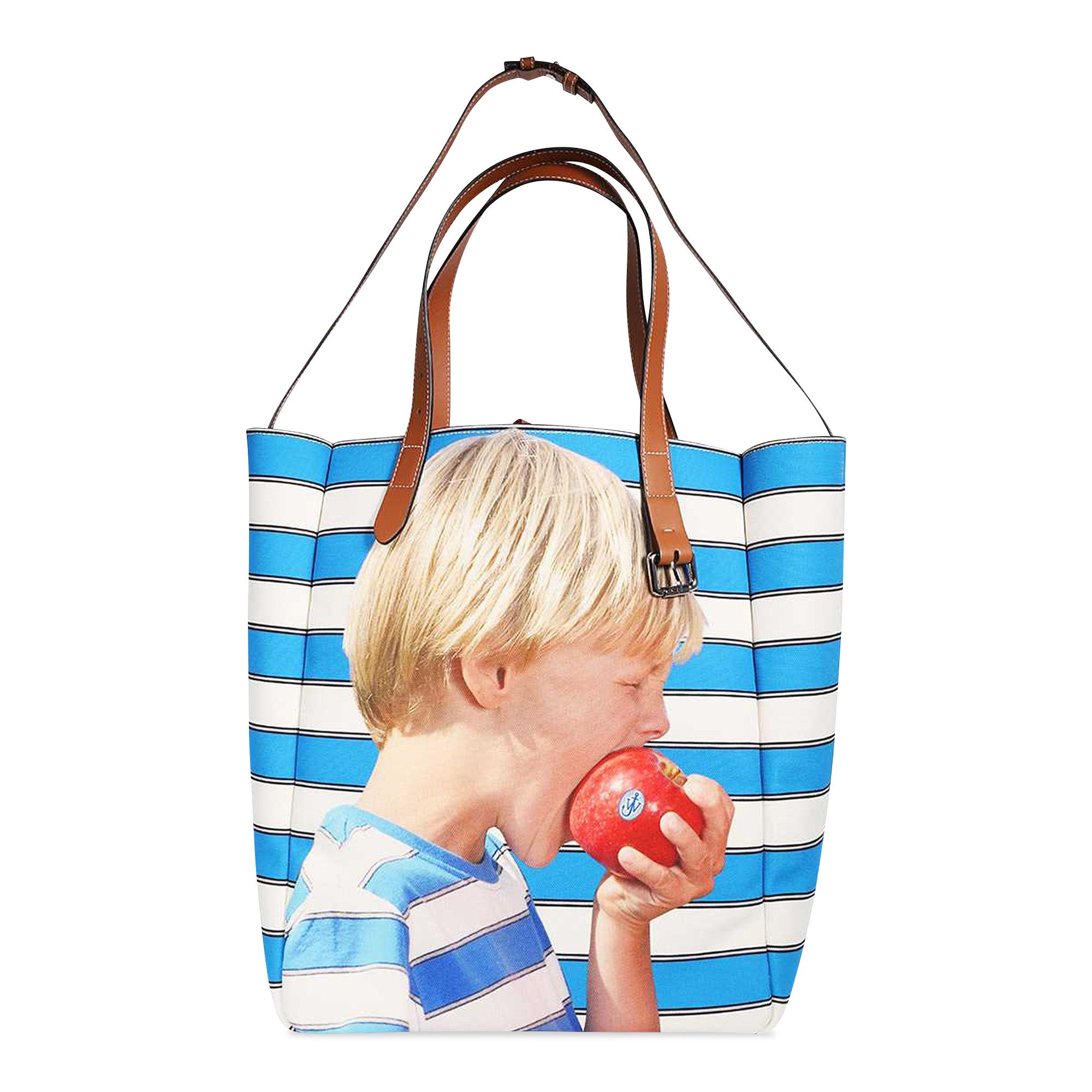 Buy JW Anderson Belt Logo Tote Bag 'Blue/White' - HB0472