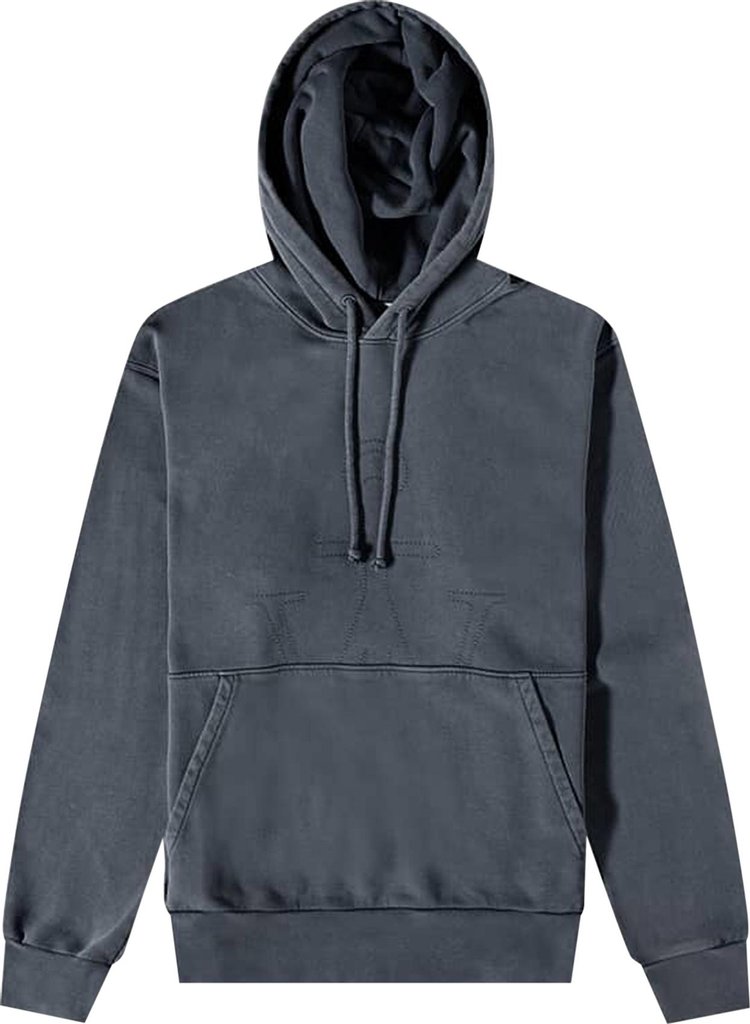 JW Anderson Embroidered Hoodie 'Charcoal'