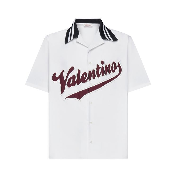 Valentino Logo Short Sleeve Shirt White