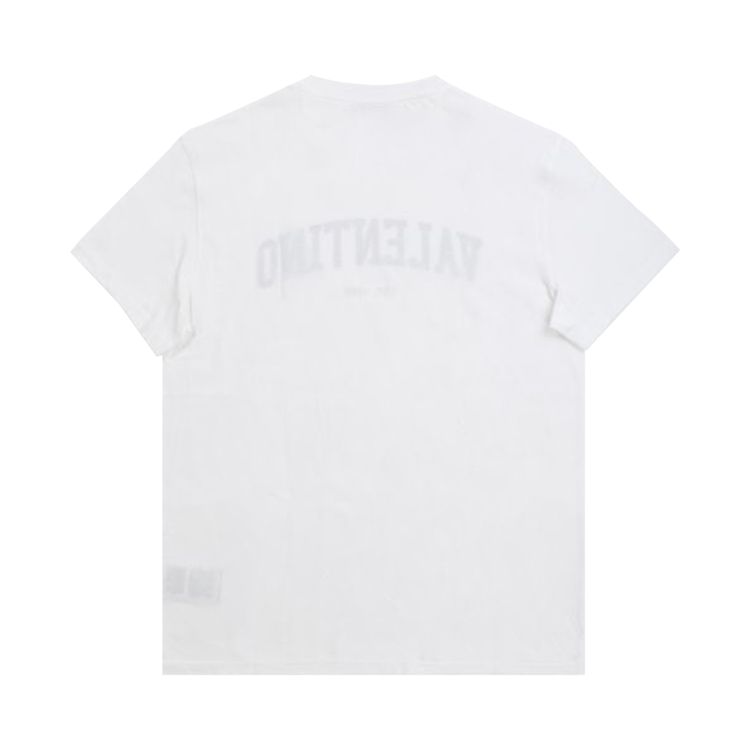 Valentino Logo Detail T Shirt White