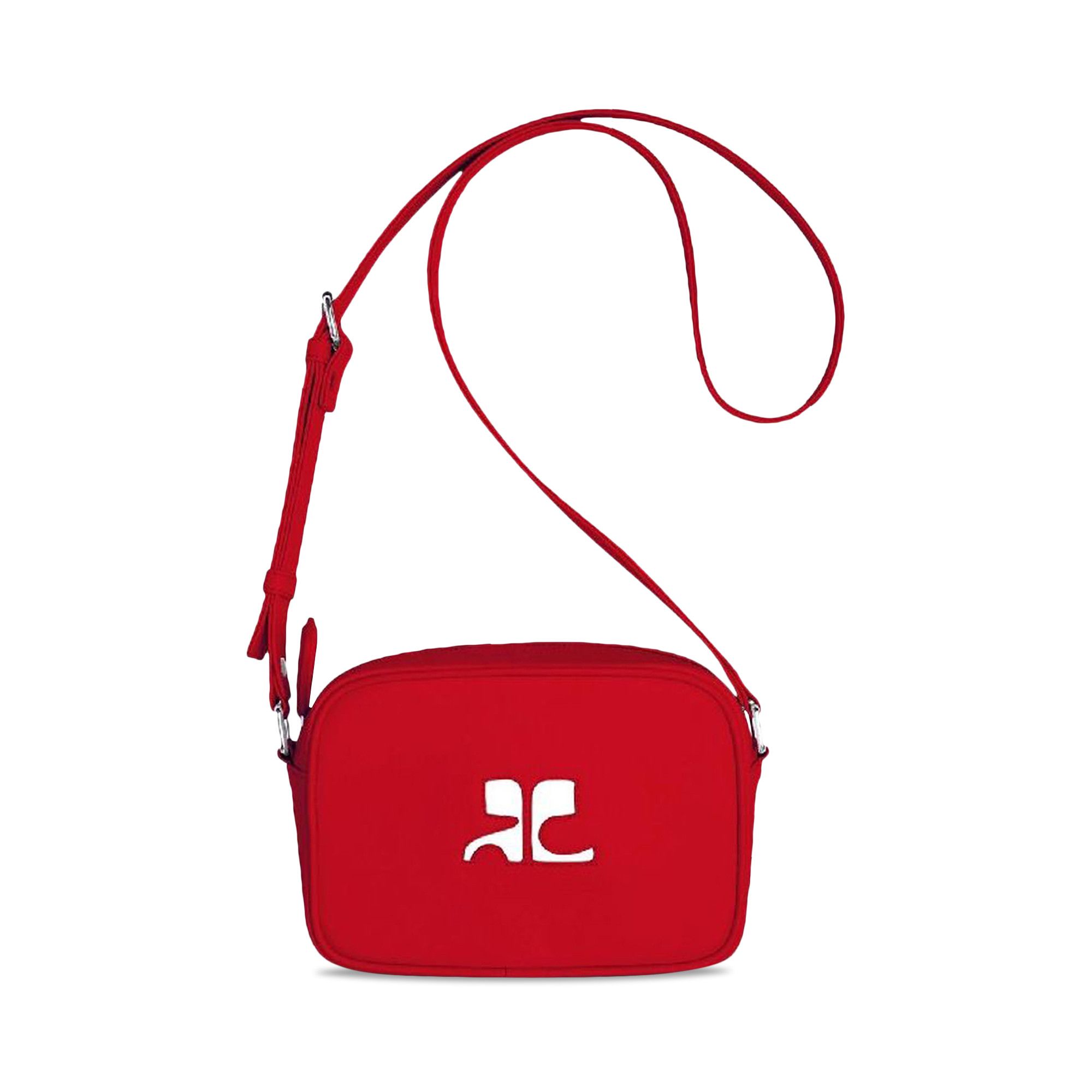 Buy Courrèges Logo Detailing Shoulder Bag 'Red