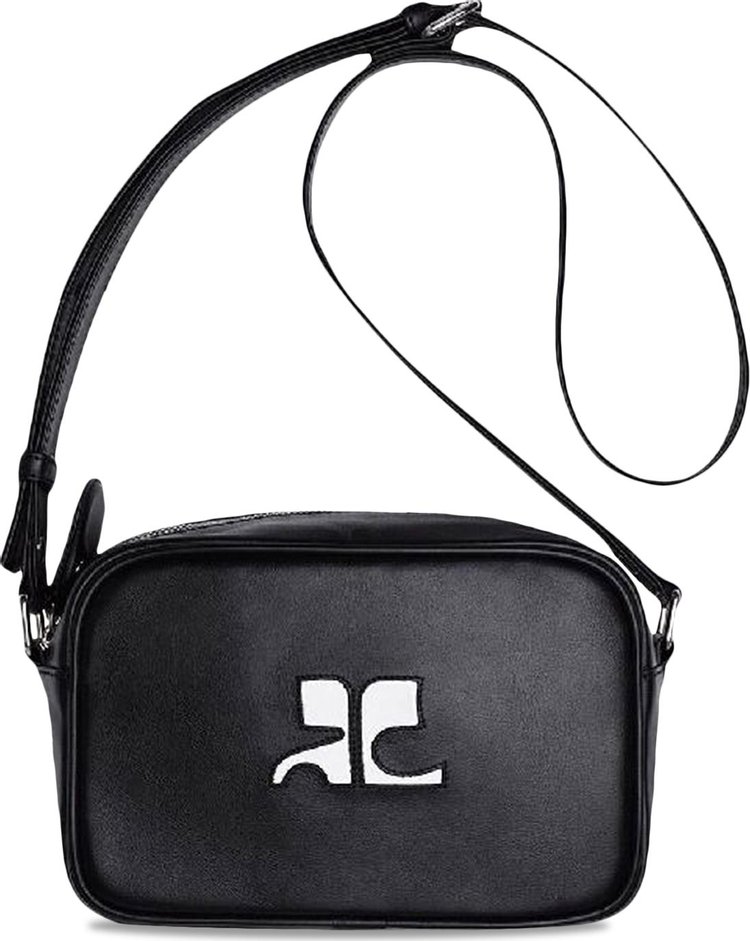 Courrèges Logo Detailing Shoulder Bag 'Black'