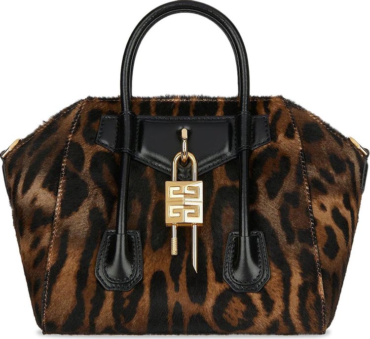 Givenchy Mini Antigona Lock Bag 'Black/Brown'