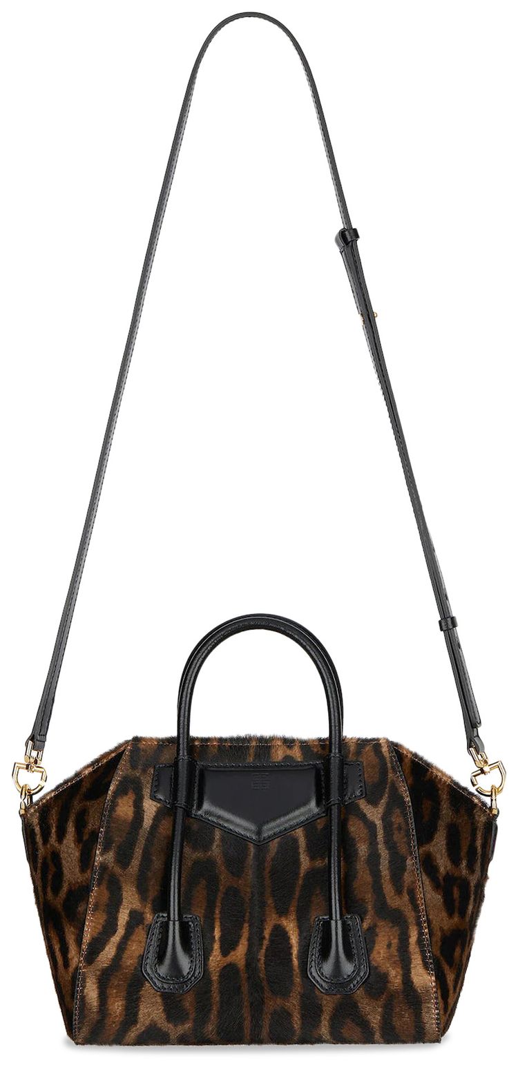 Givenchy Mini Antigona Lock Bag BlackBrown