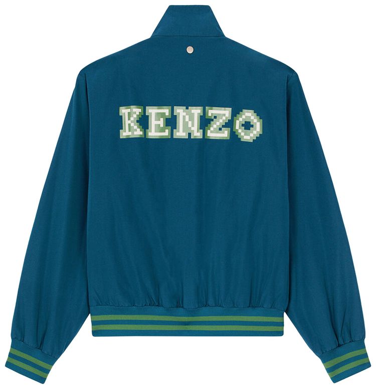 Kenzo Boke Flower Crest Jumper Duck Blue