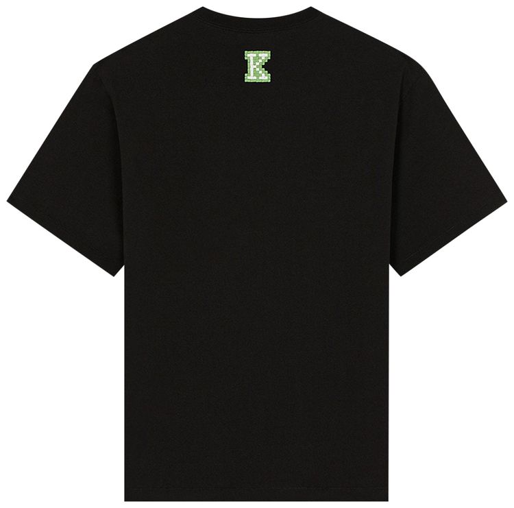 Kenzo Pixel Tiger Classic T Shirt Black