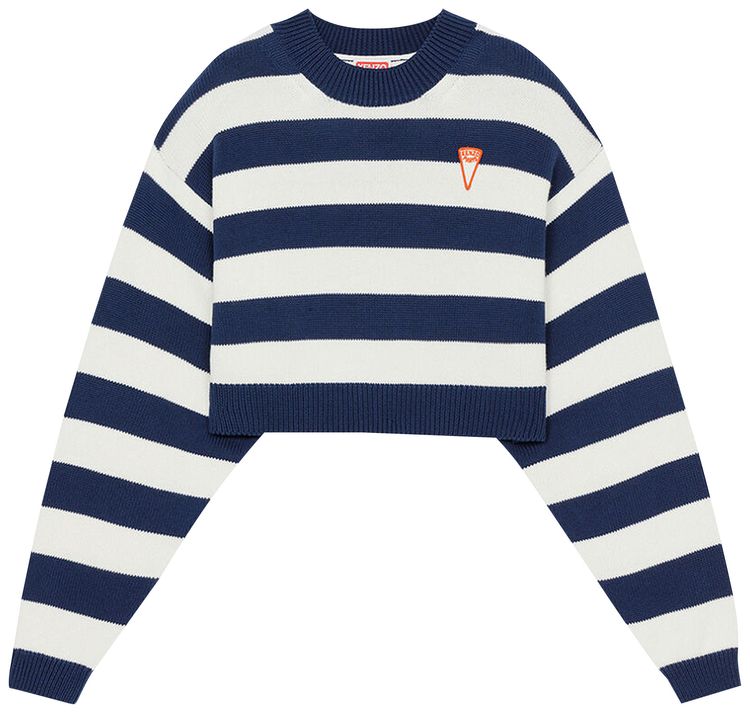 Kenzo Nautical Stripes Short Jumper Midnight Blue