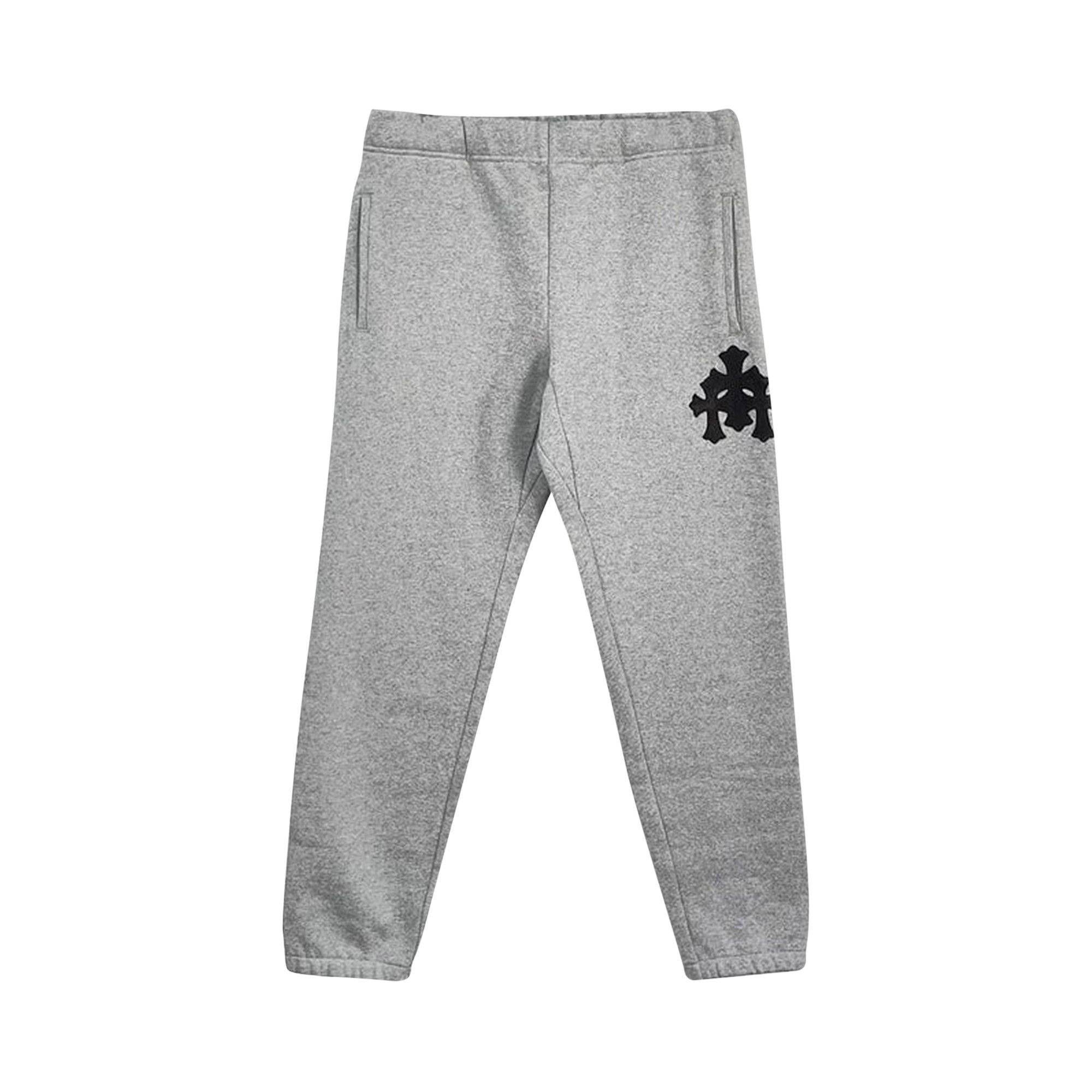 Buy Chrome Hearts Triple Cross Sweatpants Grey 1383