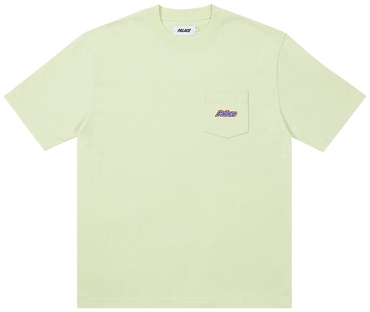 Palace Embroidered Pocket T Shirt Mojito