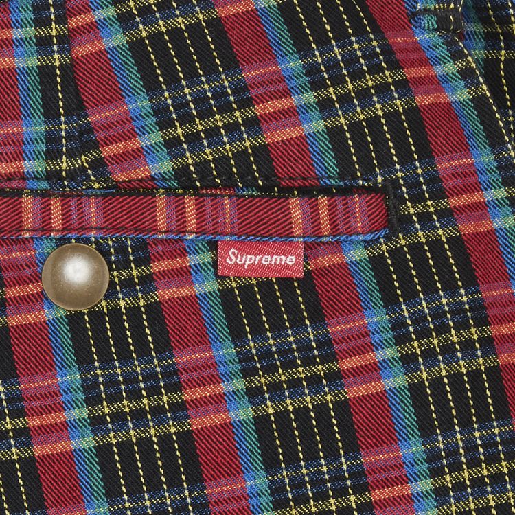 Supreme Work Pant Red Plaid