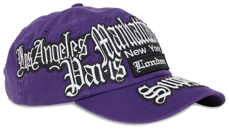 Supreme City Patches 6 Panel Purple