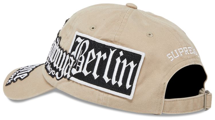 Supreme City Patches 6 Panel Khaki