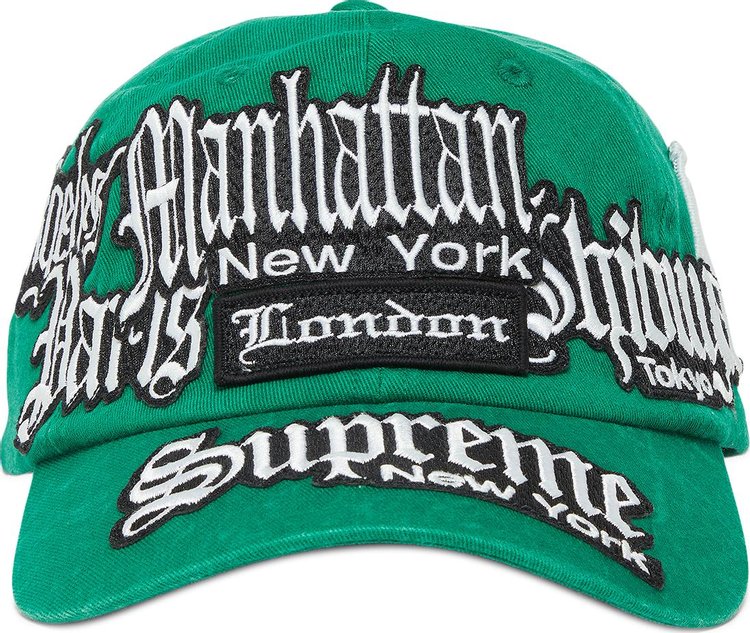 Supreme City Patches 6-Panel 'Green'