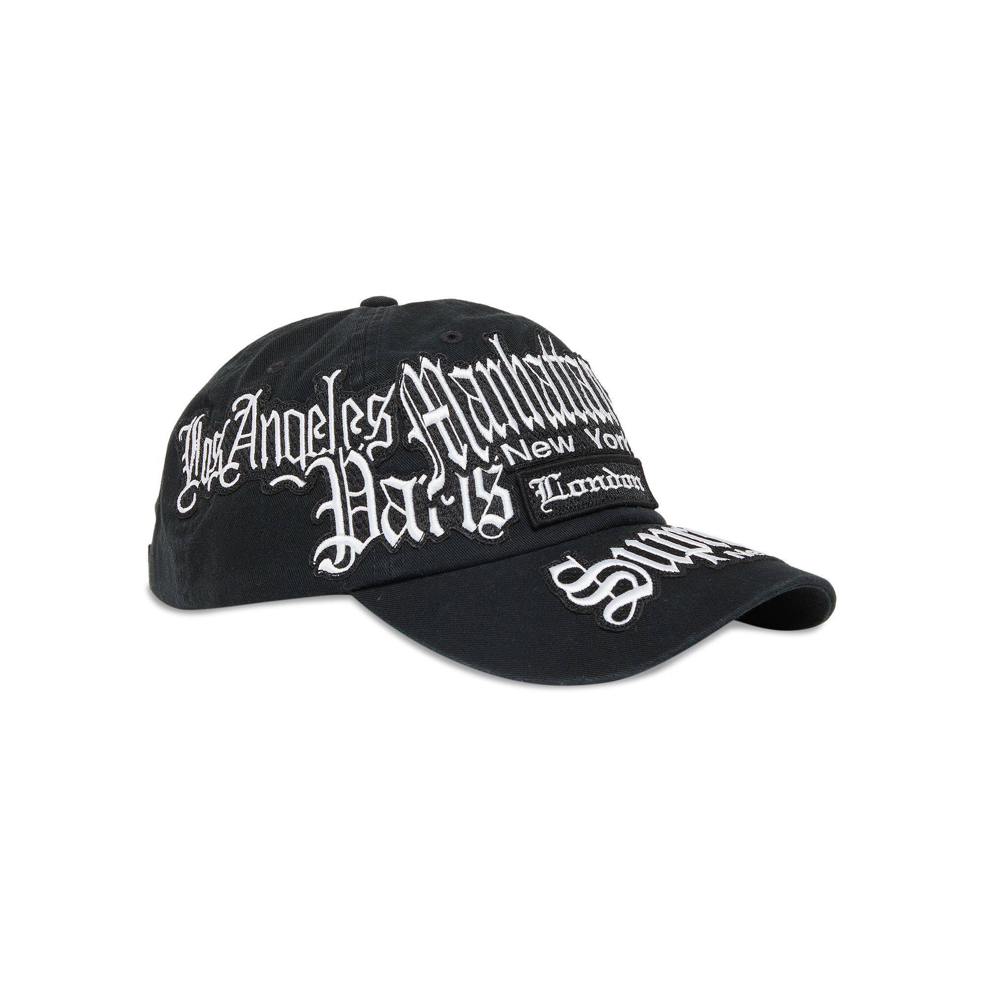 Buy Supreme City Patches 6-Panel 'Black' - SS23H71 BLACK | GOAT