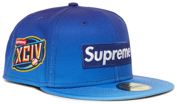 Supreme Gradient Box Logo New Era Blue