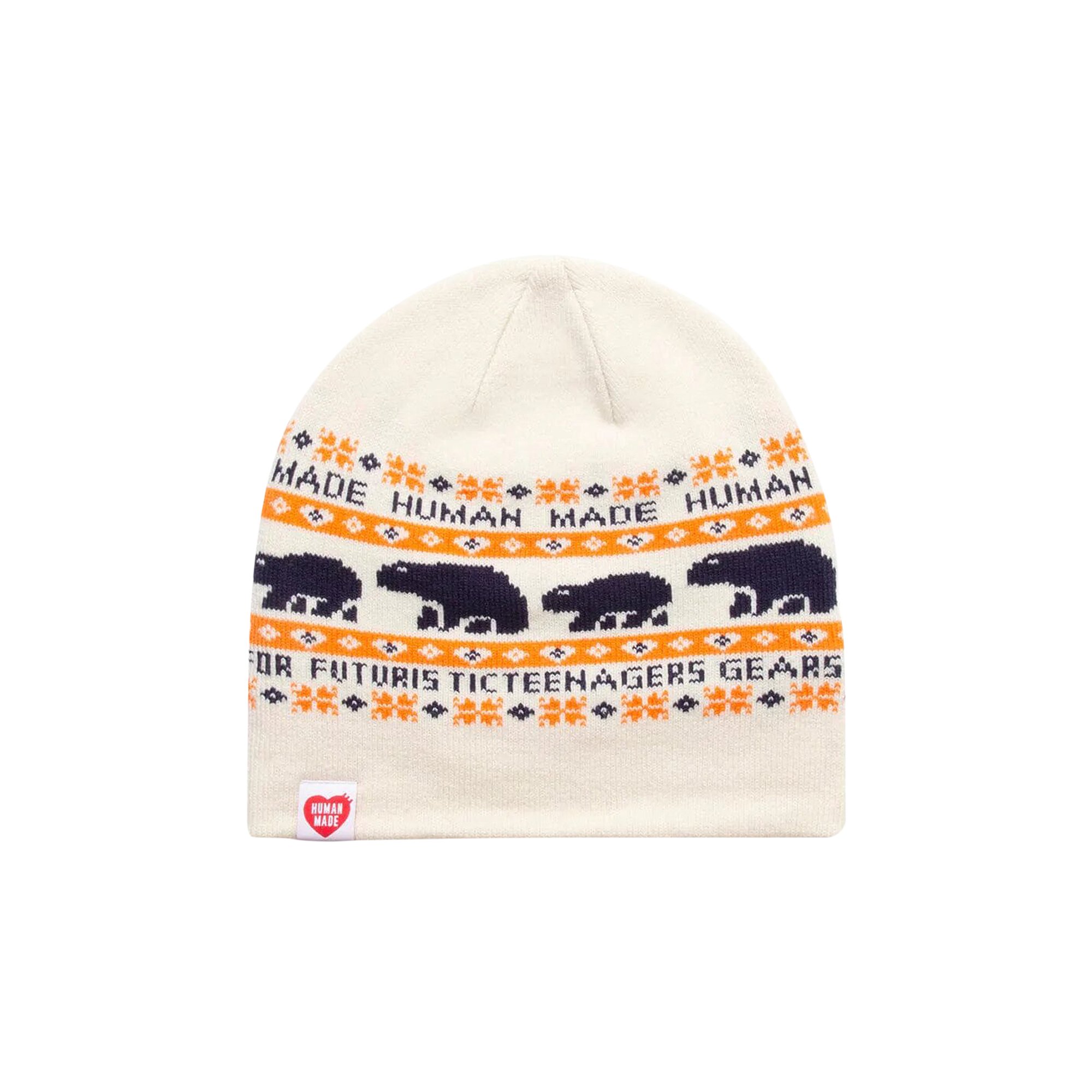 Buy Human Made Jacquard Beanie 'White' - HM24GD025 WHIT | GOAT CA