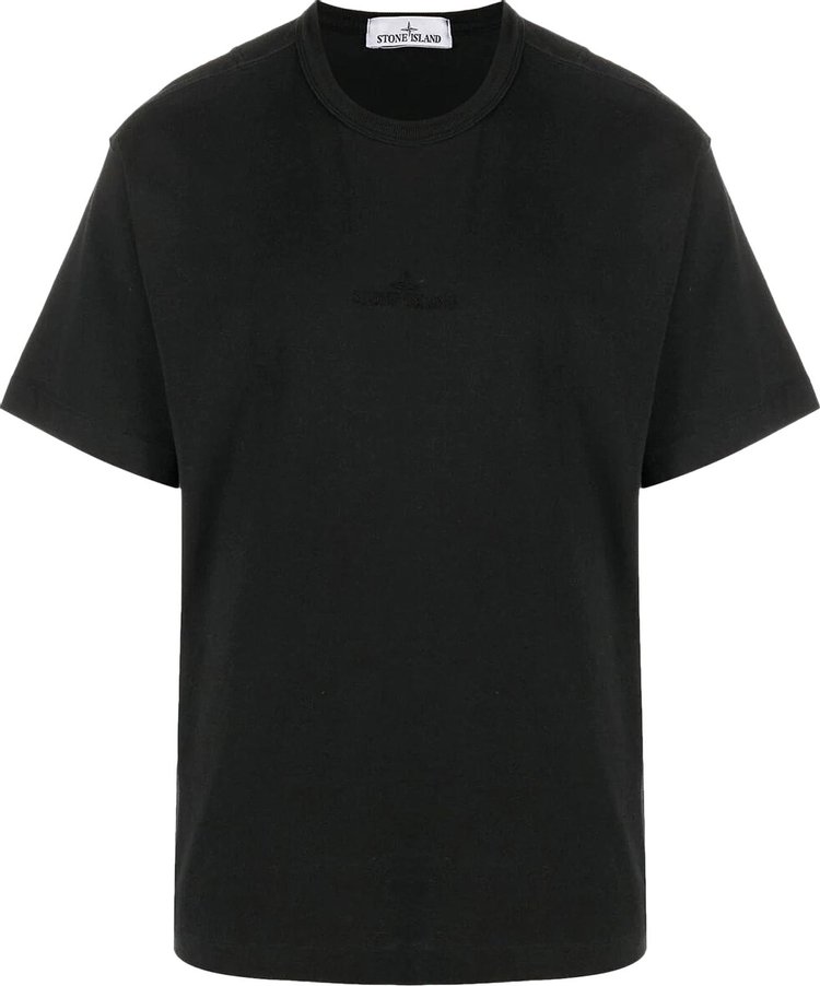 Buy Stone Island T-Shirt-Logo 'Black' - 781520444 V0029 | GOAT
