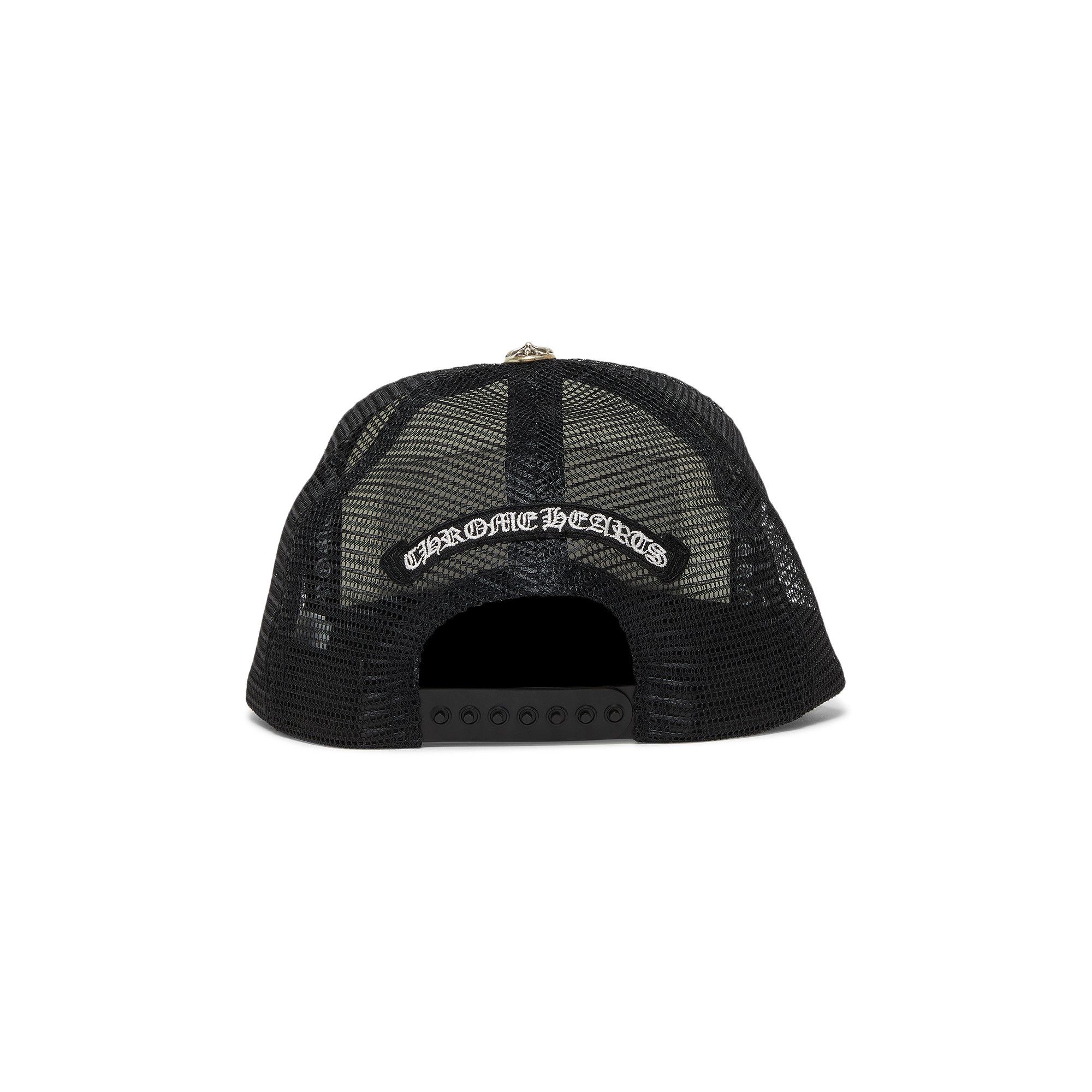 Buy Chrome Hearts Chomper Hollywood Trucker Hat 'Black/White