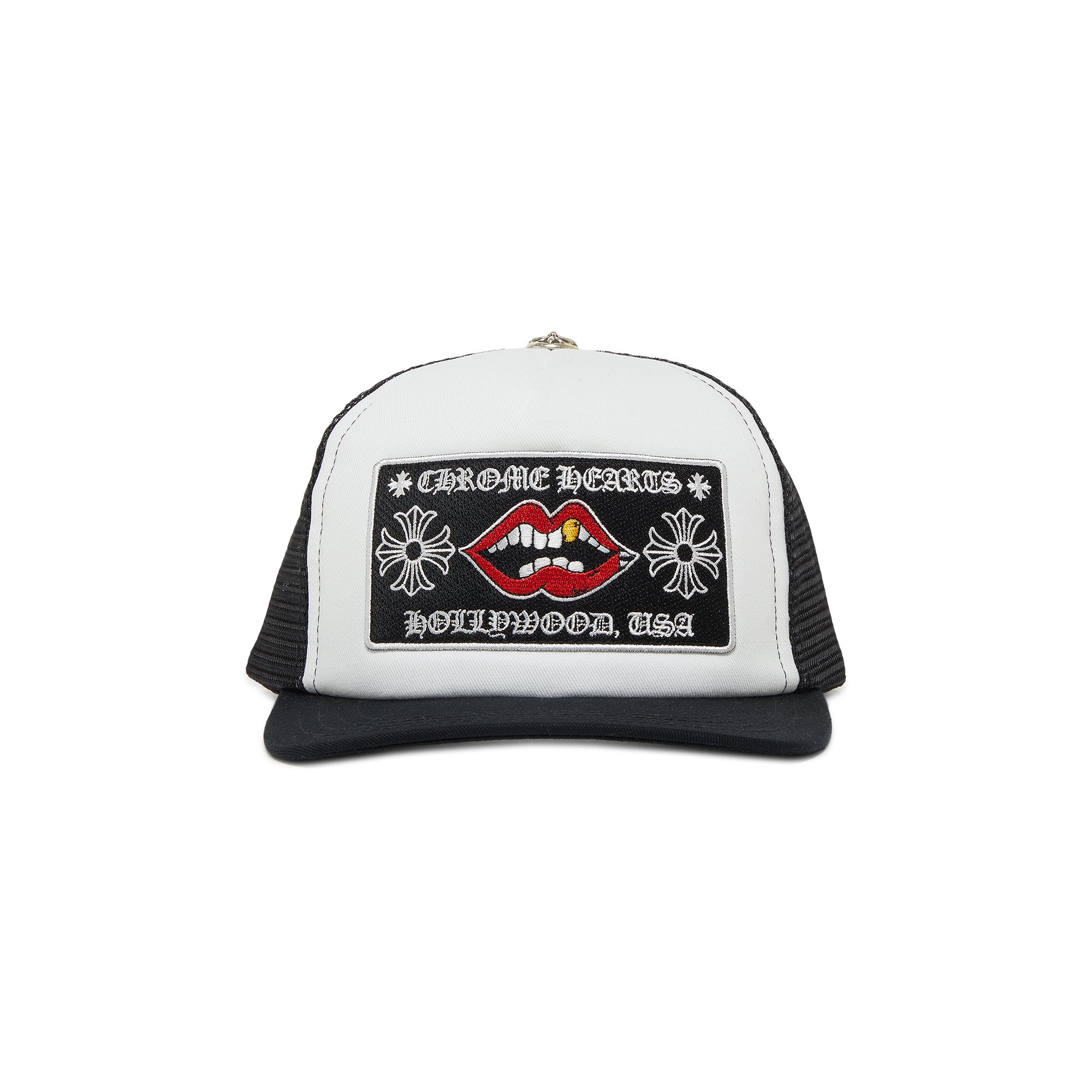 Chrome Hearts Chomper Hollywood Trucker Hat 'Black/White'