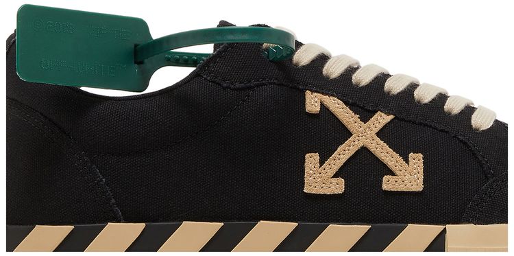 Off White Vulc Sneaker Black Beige