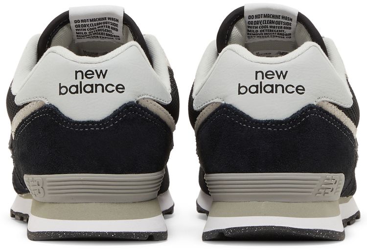 New Balance 574 Big Kid Core Pack   Black White
