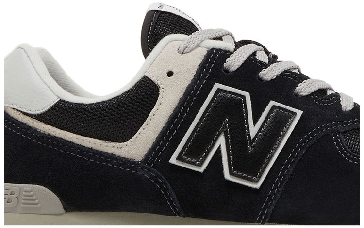 New Balance 574 Big Kid Core Pack   Black White