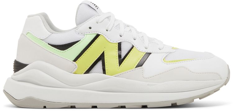New Balance 5740 Big Kid White Lemonade