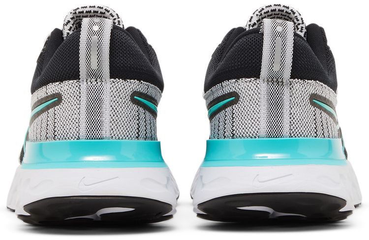 Nike Wmns React Infinity Run Flyknit 2 Black Aurora Green