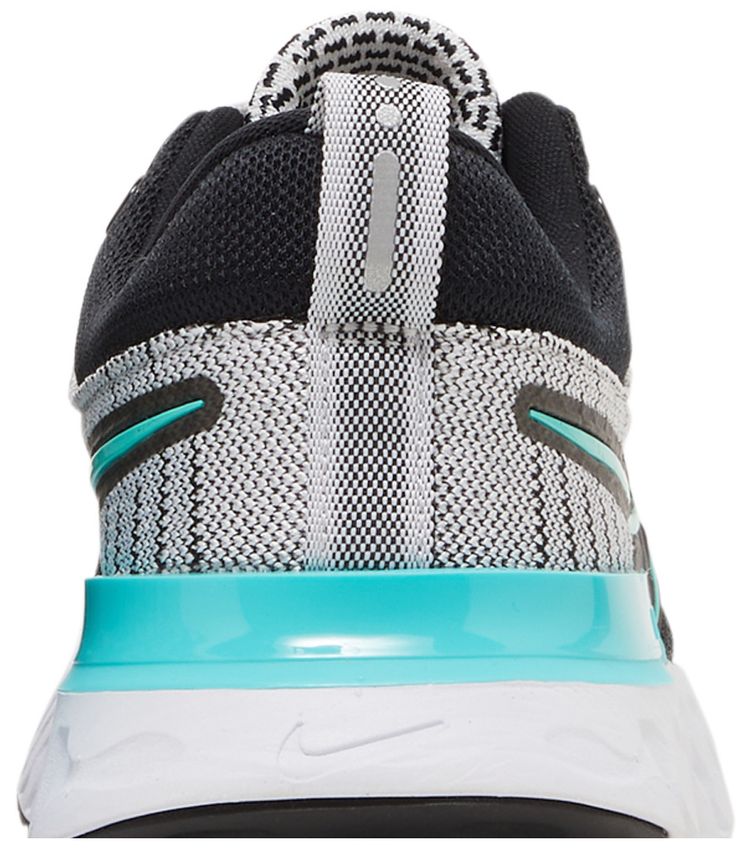 Nike Wmns React Infinity Run Flyknit 2 Black Aurora Green