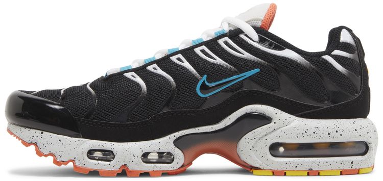 Nike Air Max Plus GS Black Turf Orange Speckled