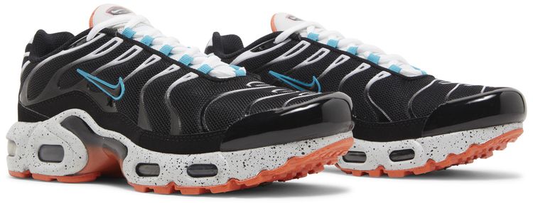 Nike Air Max Plus GS Black Turf Orange Speckled