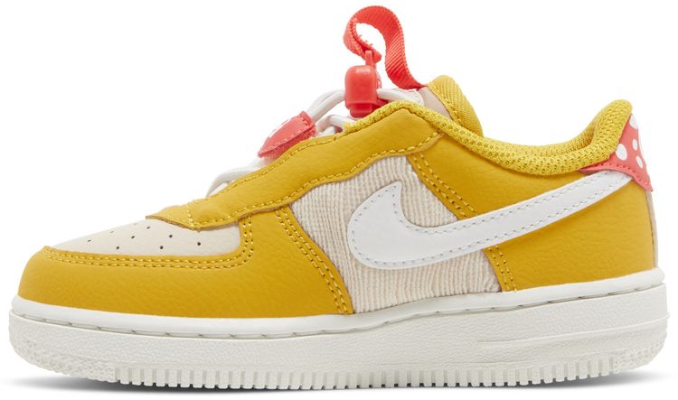 Nike Force 1 Toggle SE TD Yellow Ochre Pearl White