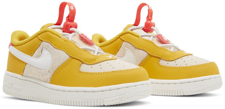 Nike Force 1 Toggle SE TD Yellow Ochre Pearl White