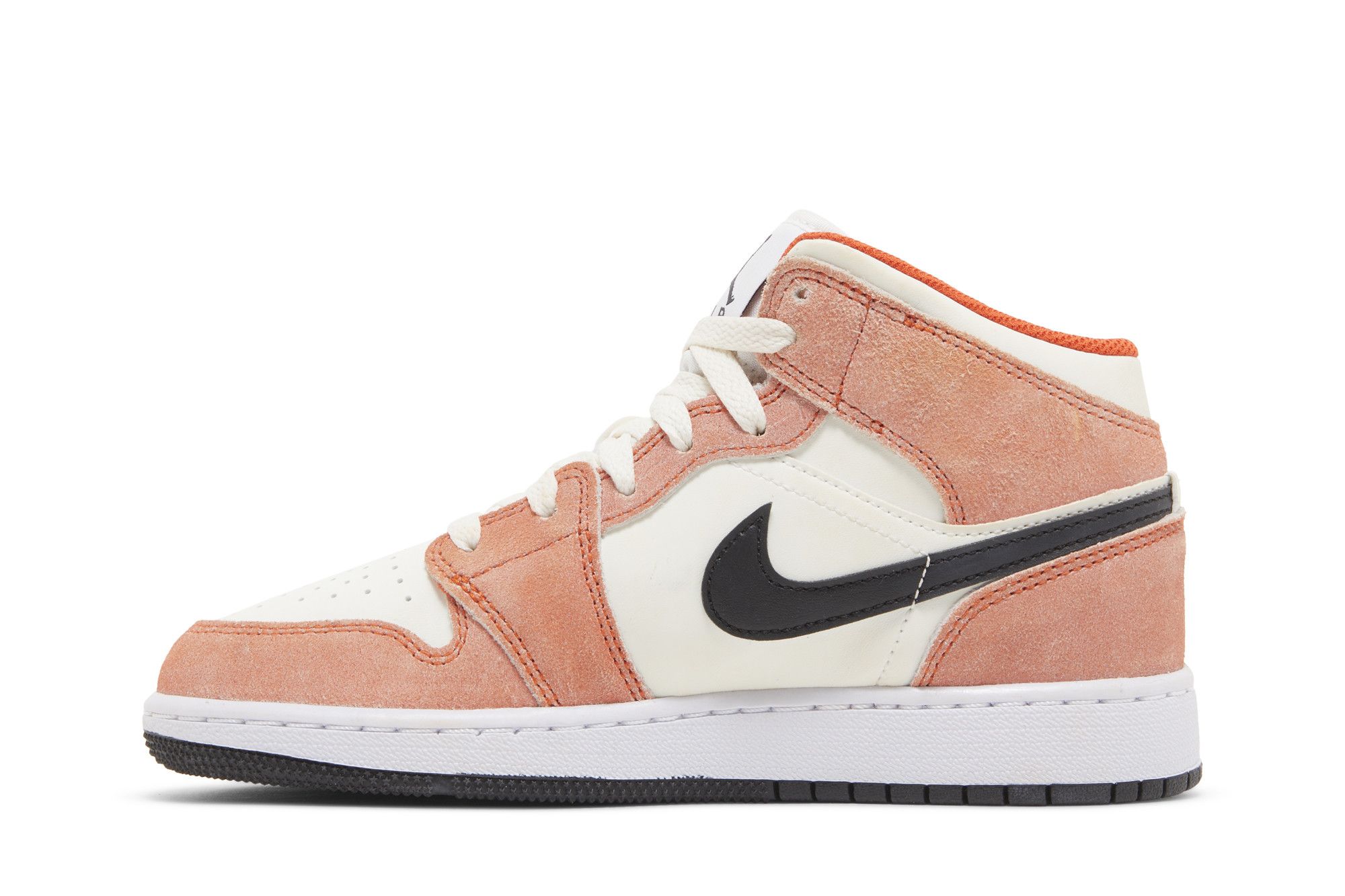 Buy Air Jordan 1 Mid SE GS Orange Suede DV1336 800 GOAT