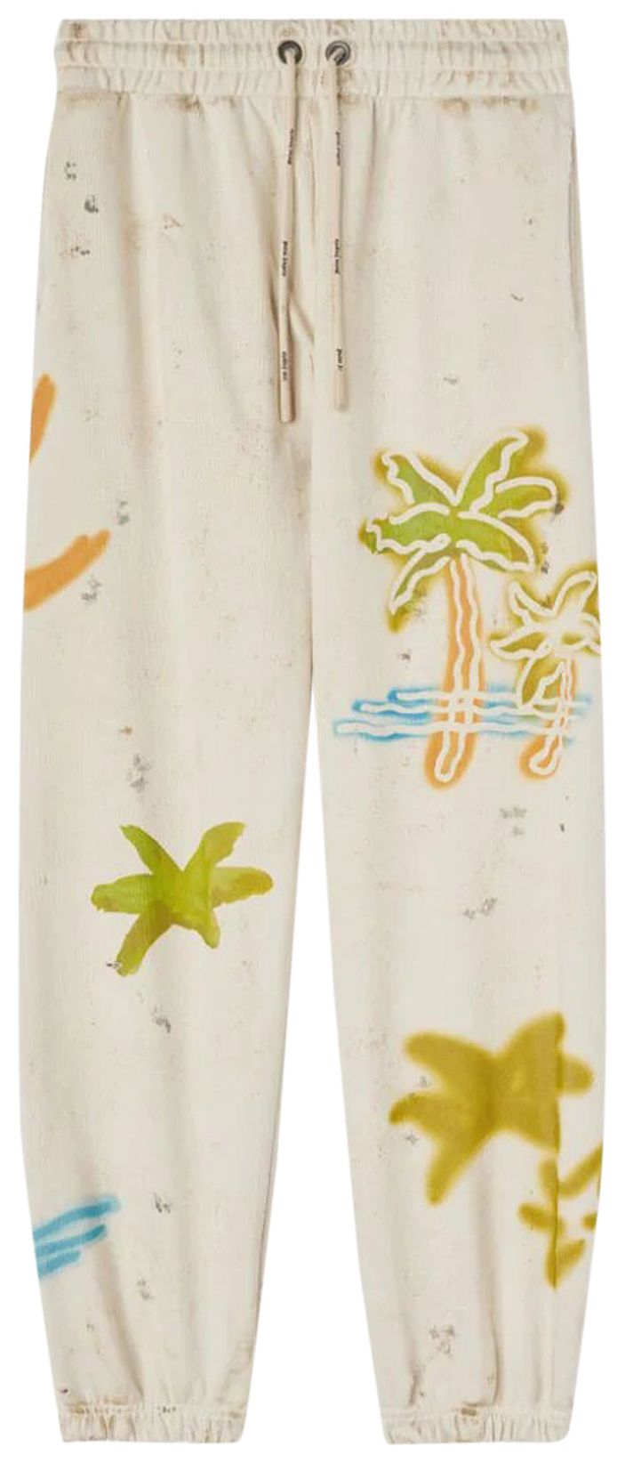 Palm Angels Palm Neon Sweatpants Off WhiteMulticolor
