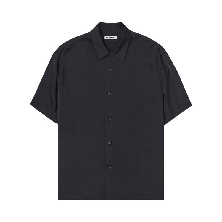 Jil Sander Heavy Viscose Silk Twill Top Woven Tops 600044209blk
