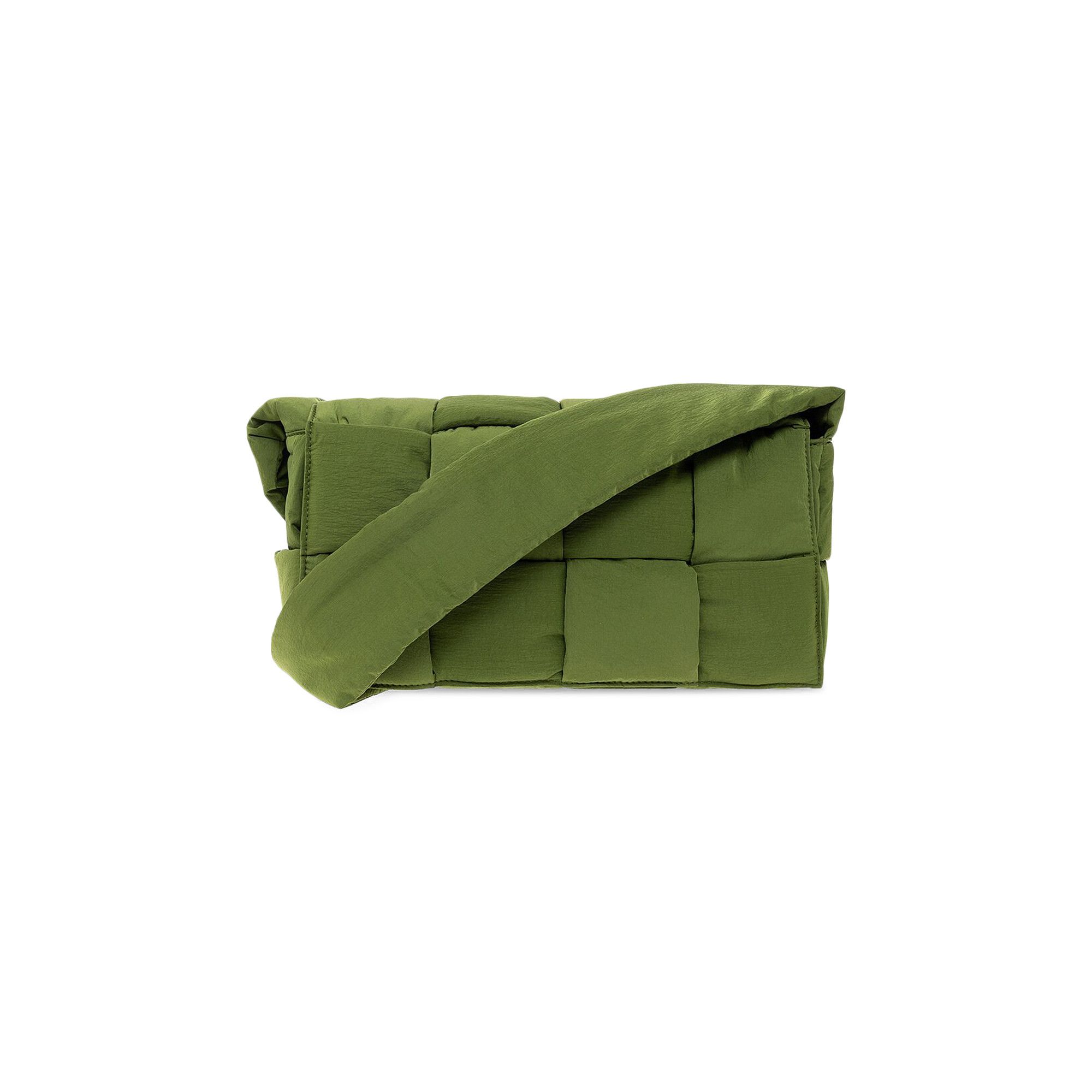 【関税&送料込】Bottega Veneta Borsa Cassette Avocado In Nyl Bottega Veneta Padded Cassette Crossbody Bag - Avocado Green