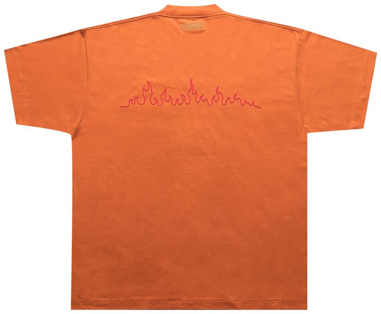 Vetements Hotter Than Your Ex T Shirt Orange