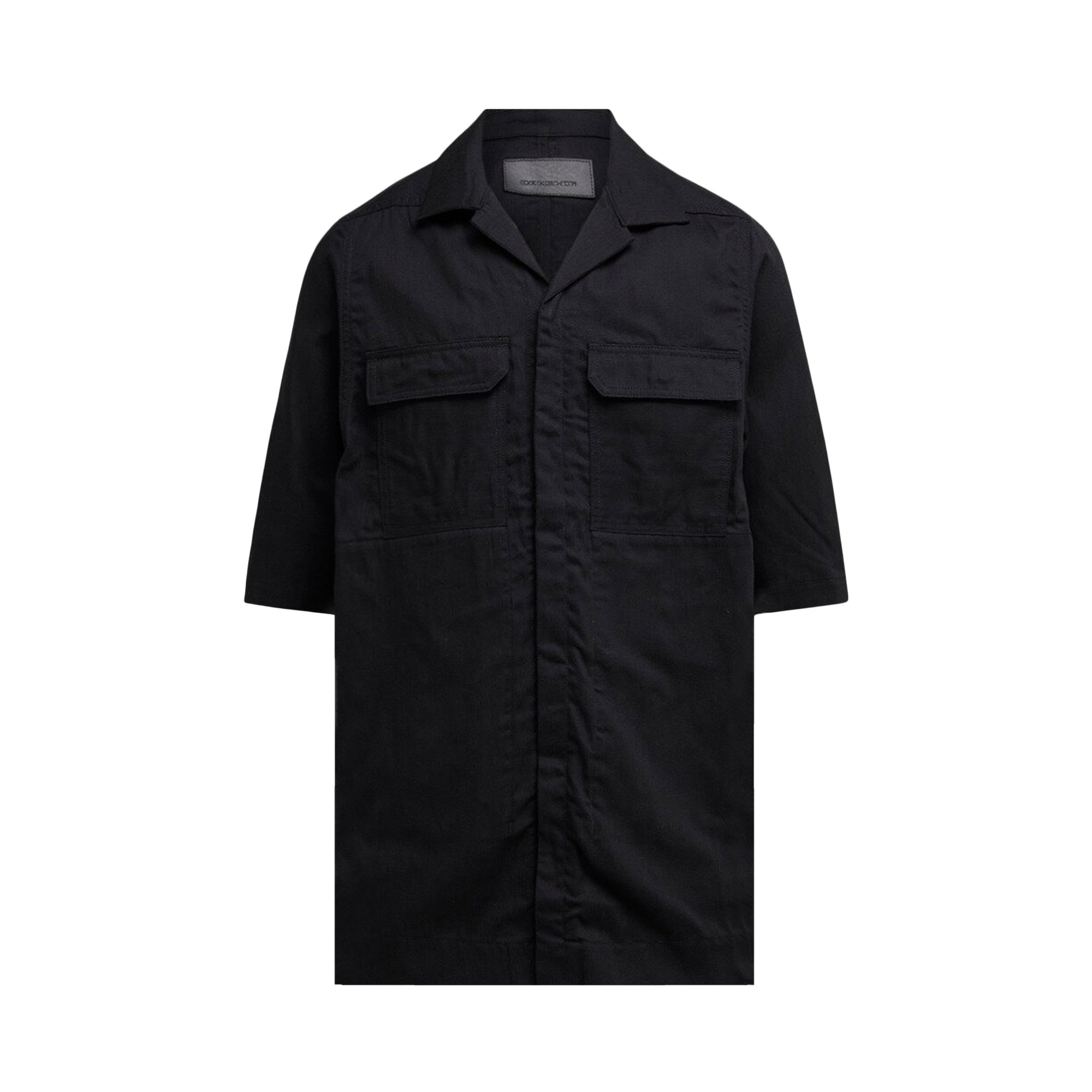 Buy Rick Owens DRKSHDW Selvedge Denim Magnum Shirt 'Black
