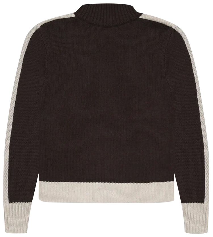 Rhude Knit Track Jacket BlackWhite