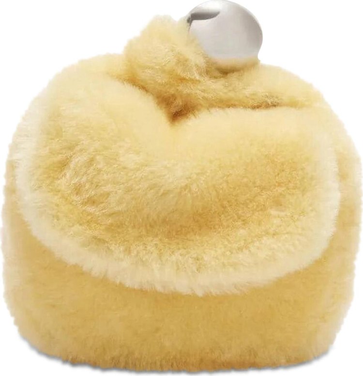 Jil Sander Sphere Small Pouch 'Pastel Yellow'